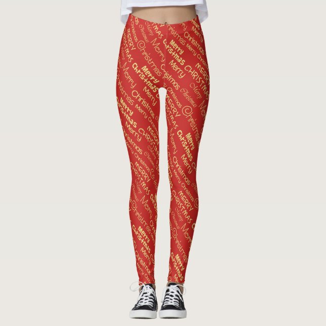 Leggings Feliz Navidad (Anverso)