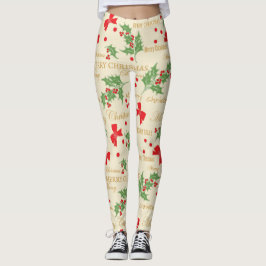 Leggings feliz navidad