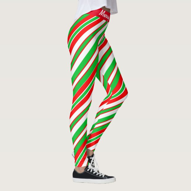 Leggings Feliz Navidad Candy Flechas despojadas (Derecha)
