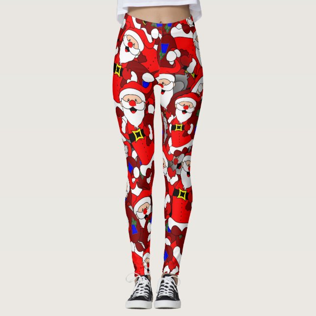 Leggings Feliz Navidad Papá Noel (Anverso)