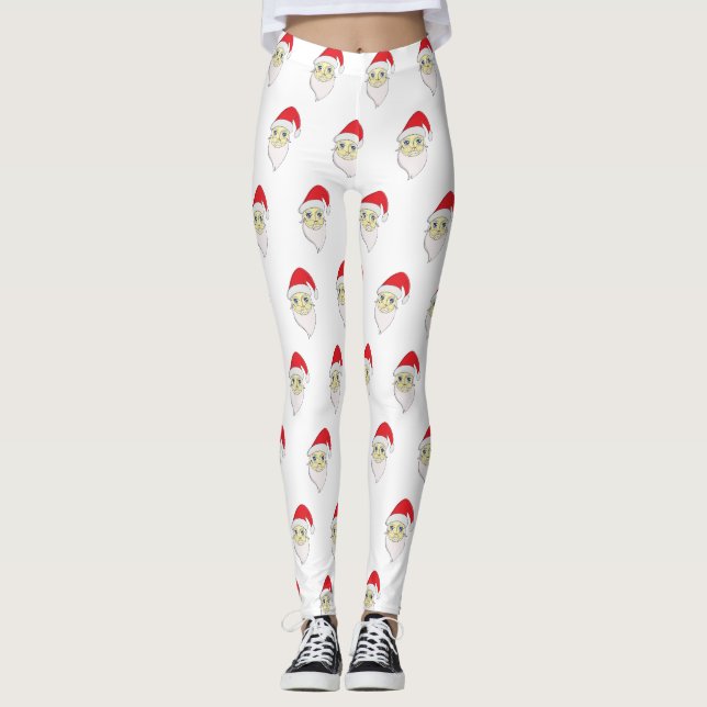 Leggings Feliz Navidad Santa (Anverso)