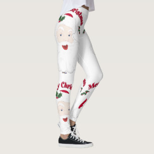 Leggings Feliz Navidad Vintage Santa