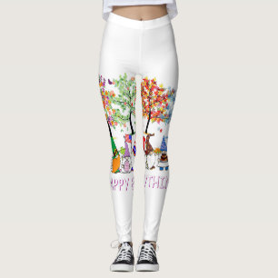 Leggings Feliz Todo a los nómadas Gnomes Navidades de vacac