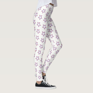 Leggings femeninas - 4 de julio Estrellas Patrióti