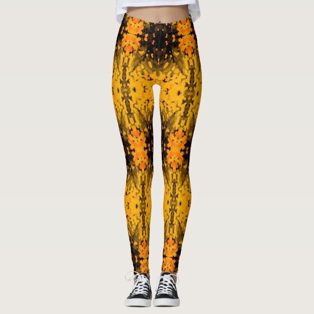 Leggings femeninas de color miel (Anverso)