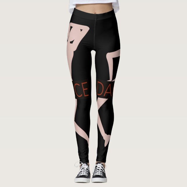 Leggings femeninas de danza (Anverso)