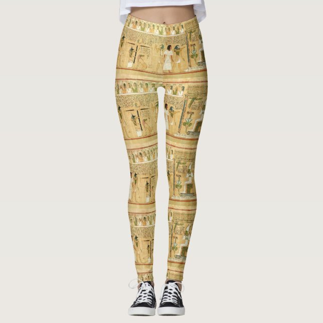 Leggings femeninas de Egipto-Hieroglíficos (Anverso)