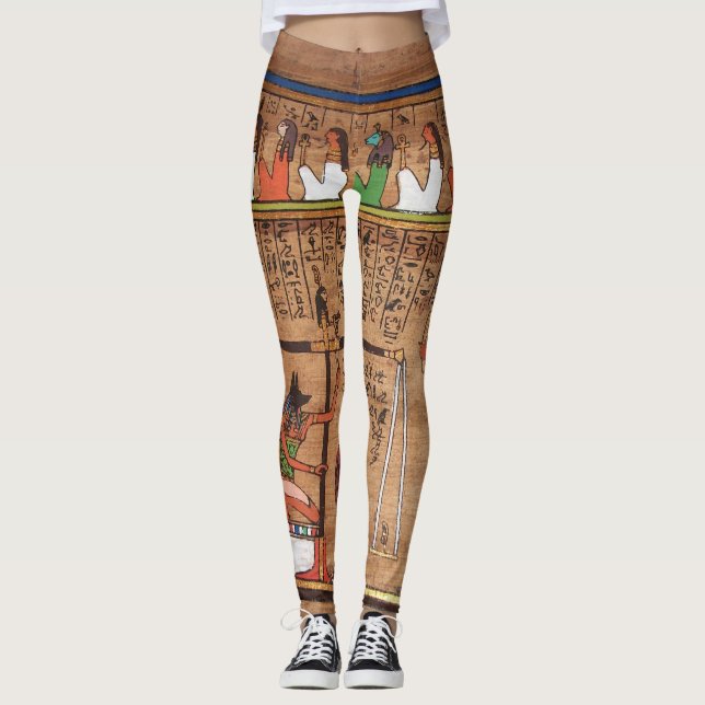 Leggings femeninas de Egipto-Hieroglíficos (Anverso)
