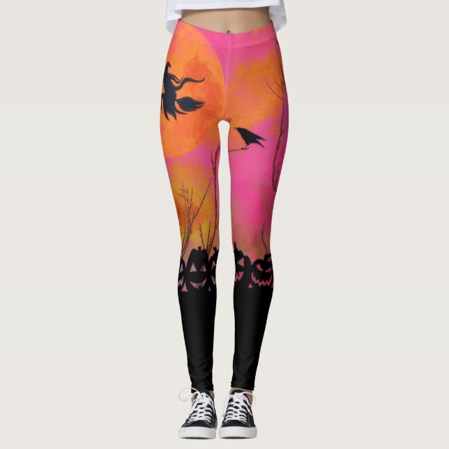 Leggings femeninas de Halloween (Anverso)
