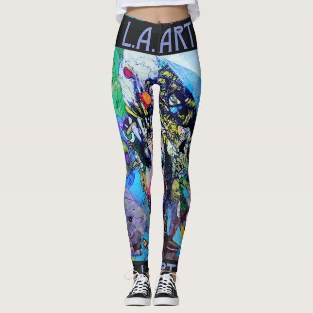 Leggings femeninas de LA Art (Anverso)