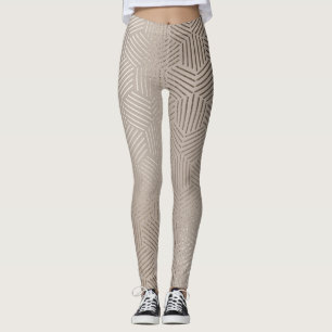 Leggings femeninas de la diseñadora geométrica Sil