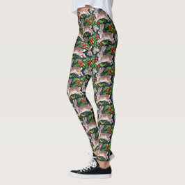 Leggings femeninas de navidades Conejo Conejo Berr