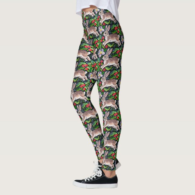 Leggings femeninas de navidades Conejo Conejo Berr (Izquierda)