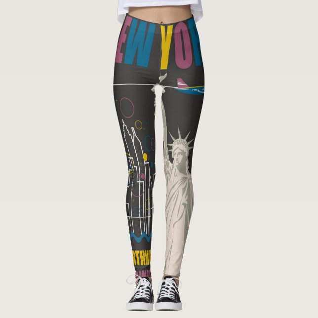 Leggings femeninas de Nueva York (Anverso)