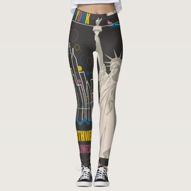 Leggings femeninas de Nueva York (Anverso)