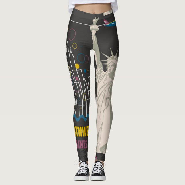 Leggings femeninas de Nueva York (Anverso)
