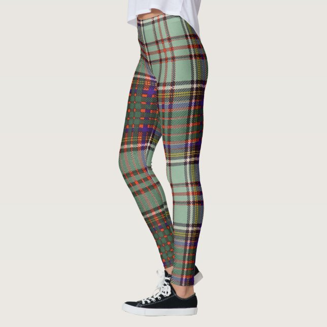 Leggings femeninas de Scotstee Clan MacAndrew Tart (Izquierda)