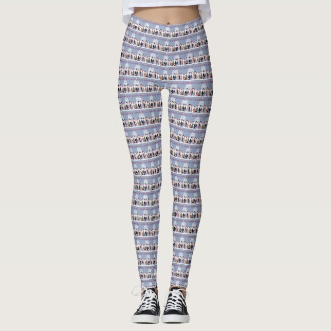 Leggings femeninas de Washington D.C. (Anverso)