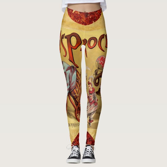 Leggings femeninas del circo (Anverso)