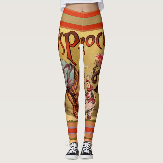 Leggings femeninas del circo (Anverso)