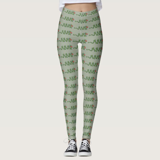 Leggings femeninas del dragón (Anverso)