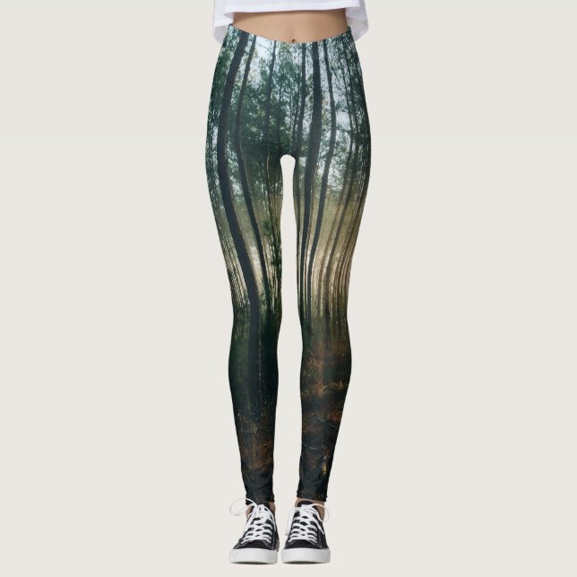 Leggings femeninas | Eco Fitness Forest (Anverso)