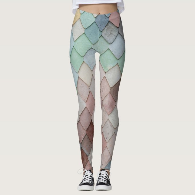 Leggings femeninas | Eco Fitness Mosaic (Anverso)