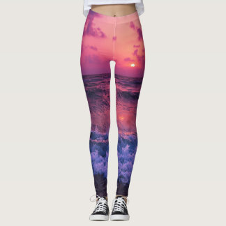 Leggings femeninas | Eco Fitness Purple SunSet