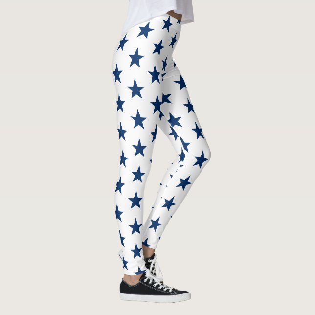 Leggings femeninas-estrellas patrióticas (Derecha)
