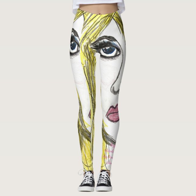 leggings femeninas "Pinky" (Anverso)