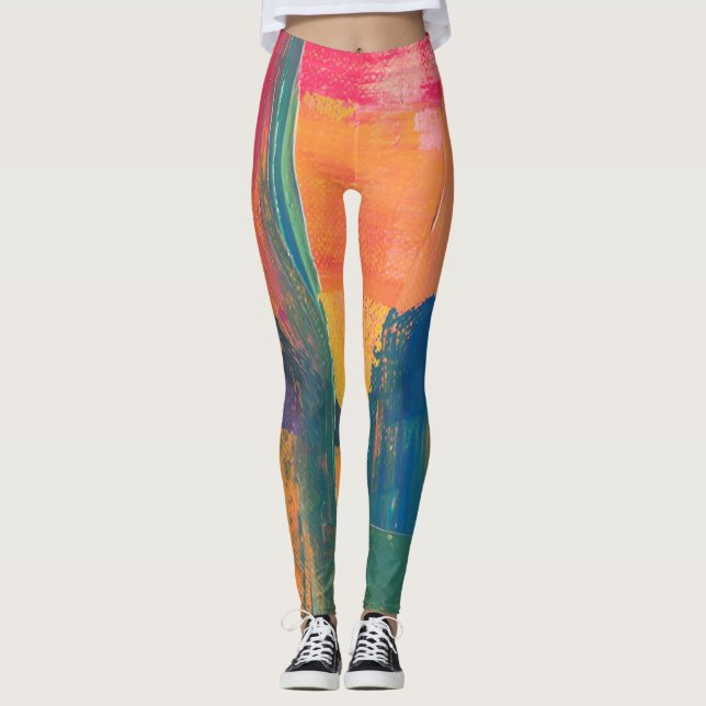 Leggings femeninas | Pintado De Eco Fitness (Anverso)