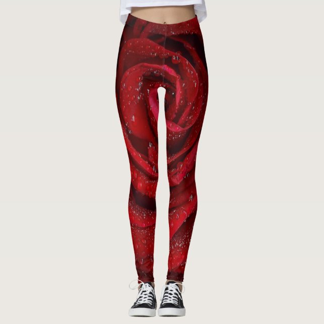 Leggings femeninas | Rosa Eco Fitness (Anverso)