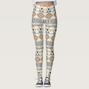 Leggings femeninas tan aztecas