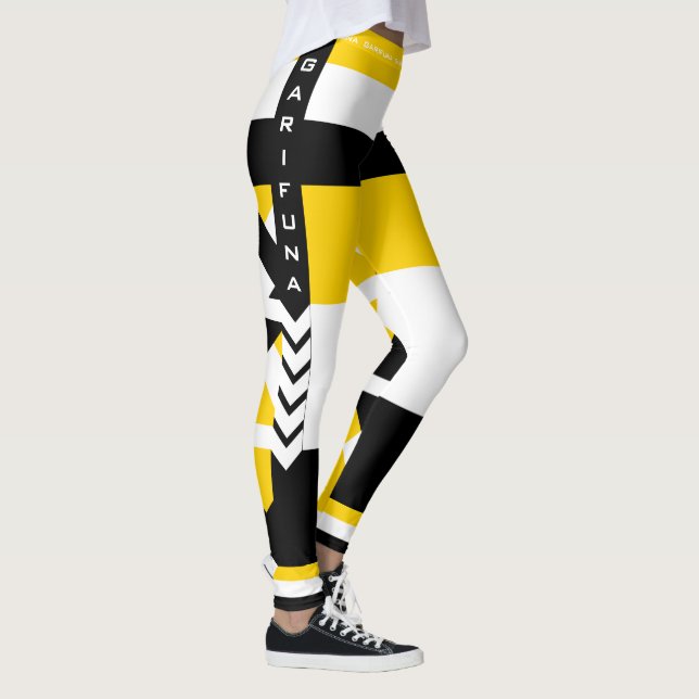 Leggings femme design GARIFUNA (Derecha)