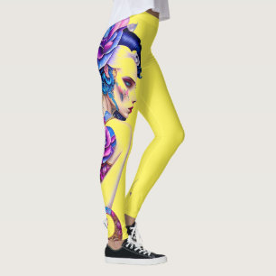 Leggings Femme Punk en cascada