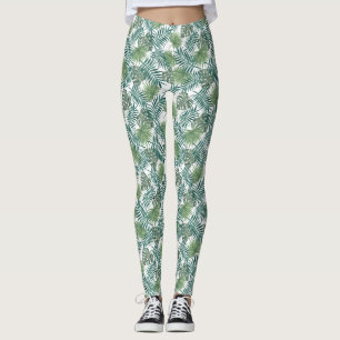 Leggings Ferns & Palms