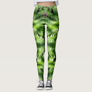 Leggings Ferrocarriles verdes de primavera