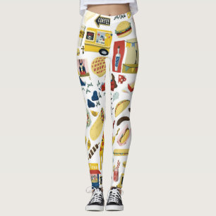 Leggings Festival de Camiones de Alimentos: Patrón Personal