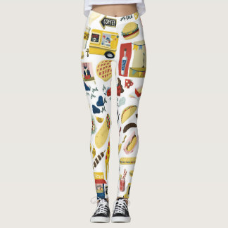 Leggings Festival de Camiones de Alimentos: Patrón Personal