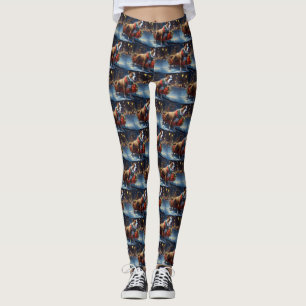 Leggings Festividad de los Navidades de Staffordshire Bull 