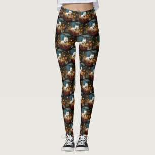 Leggings Festividad de los Navidades de West Highland White