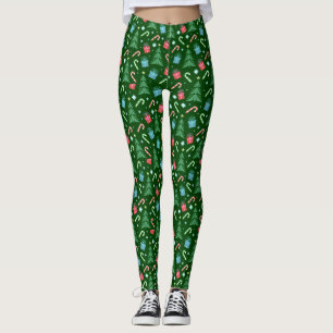 Leggings Festividad de Navidades de Yuletide Harmony