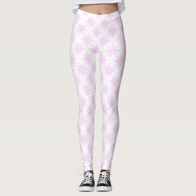 Leggings Festividad de Navidades Pastel Blanco con copas de (Anverso)