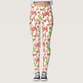 Leggings Festividades de los Navidades Hippie Boho Retro