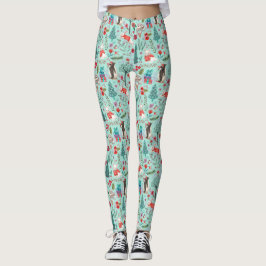 Leggings Festividades de navidades | Animales de Woodland |
