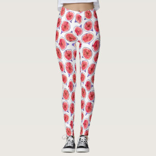 Leggings Fibra rebanadas acuarela