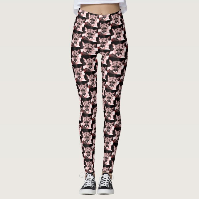 Leggings Fierce Leggencias felinas (Anverso)