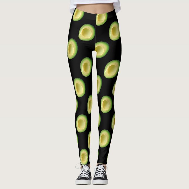 Leggings Fiesta Aguacate Black 4Lola (Anverso)