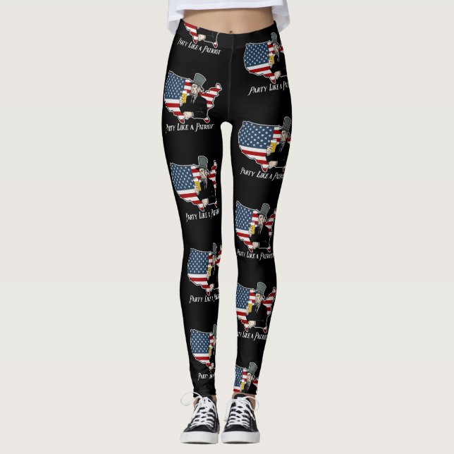 Leggings Fiesta como un patriota (Anverso)