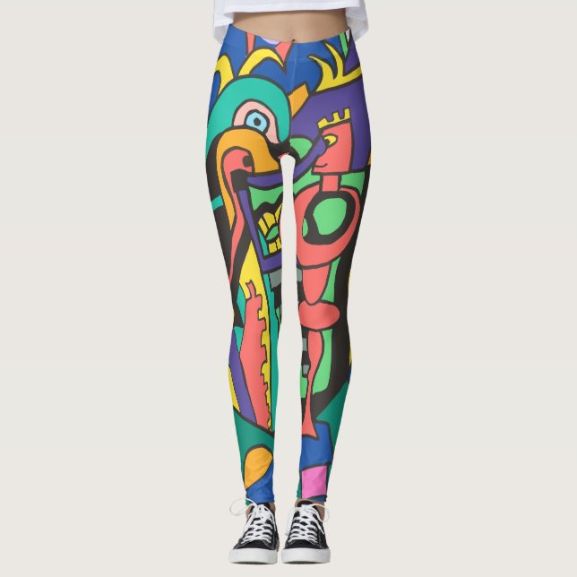 Leggings Fiesta de barrio (Anverso)